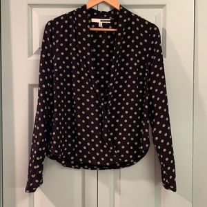 Tracy Reese silk wrap blouse size Med